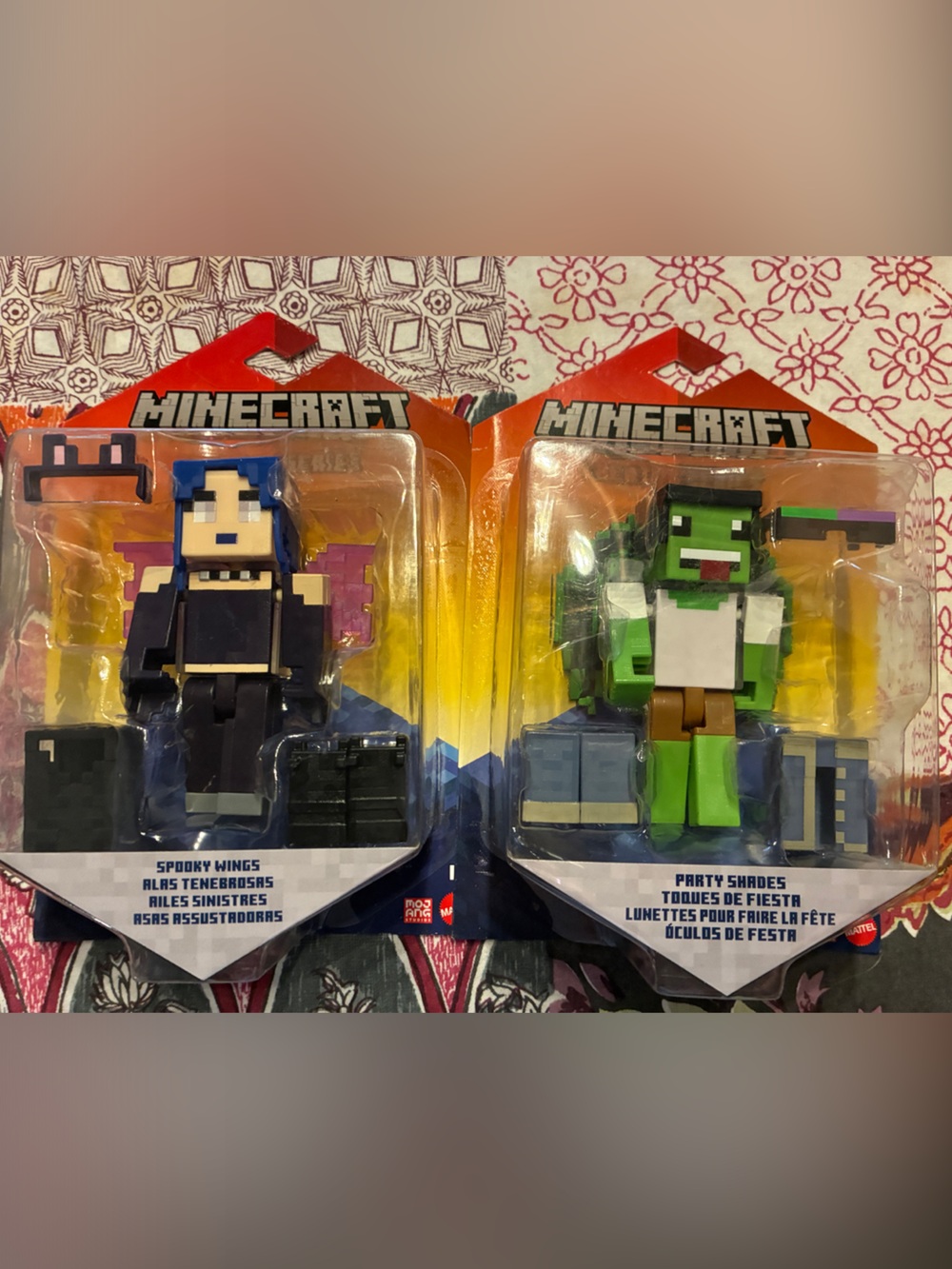 Minecraft Creator Series. 2 play figures. New.